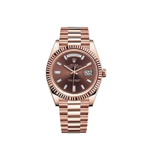 rolex day date 40 in 18 ct everose gold|rolex datejust everose gold price.